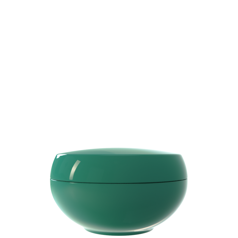 Ju 07 interchangeable cosmetic holder in deep teal, front view