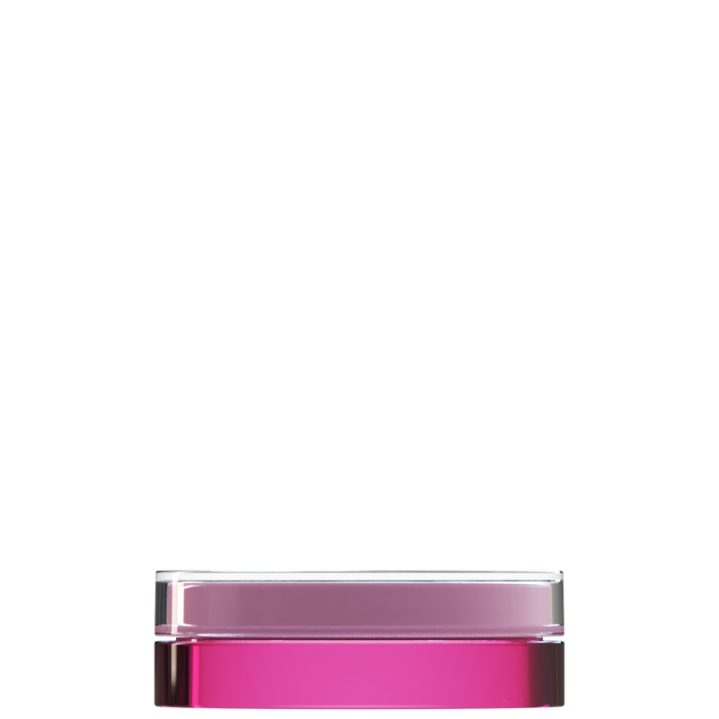 Sai 49 interchangeable cosmetic holder, rose cap with a magenta body, front view