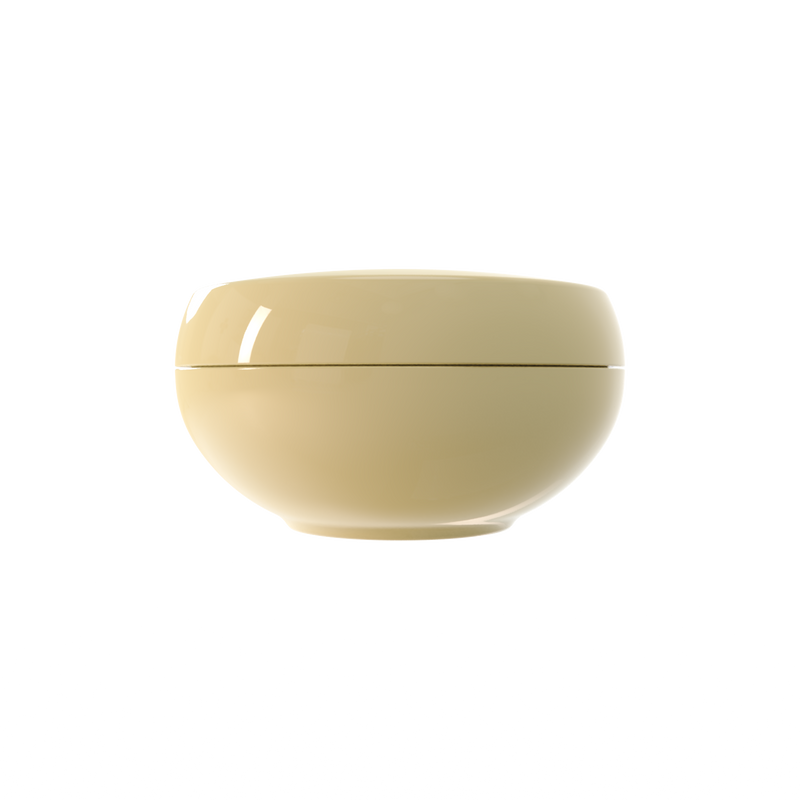 Ju 03 interchangeable cosmetic holder in sand, front view