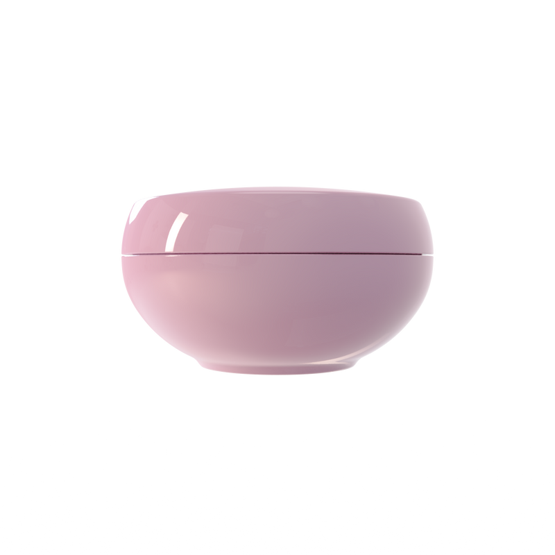Ju 04 interchangeable cosmetic holder in dusty pink, front view